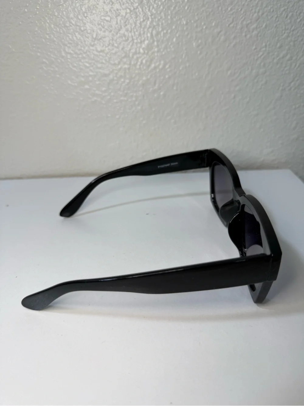 Classic Oversized Black Square Sunglasses - Women